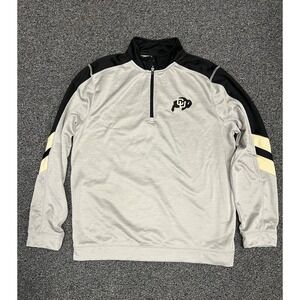 University of Colorado 1/4 Zip Pullover CU Buffs Buffaloes long sleeve fleece